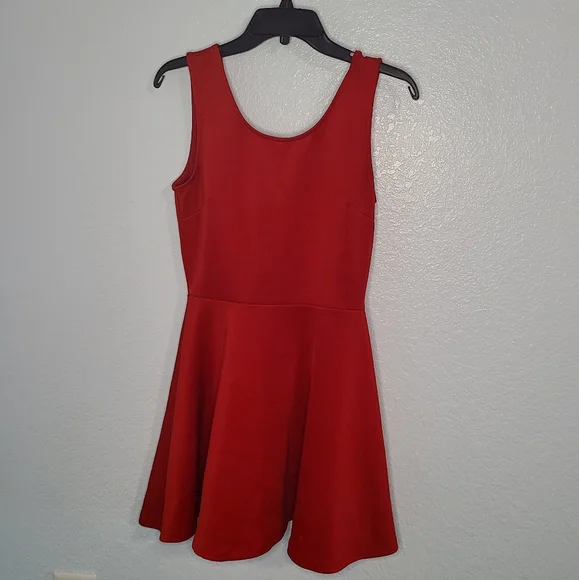 Francesca's Collections Dresses Red Dress With Bow Poshmark